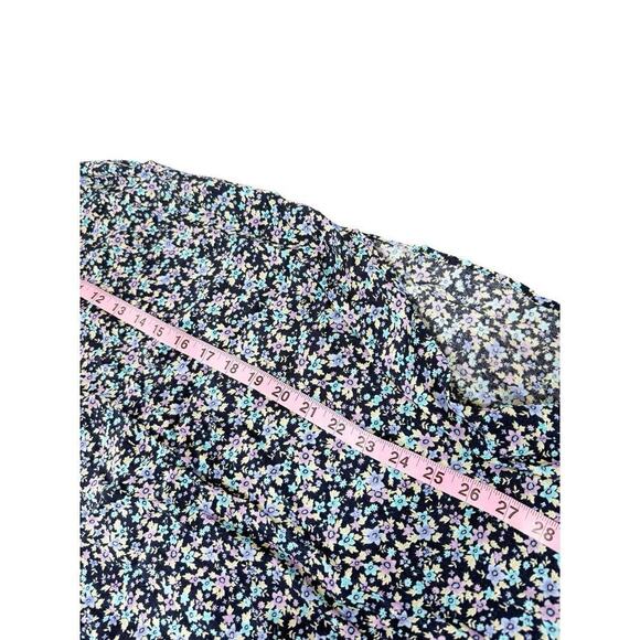 Vintage Kathie Lee 90’s Dark Floral Midi Skirt Y2K Cottage Core Womens 6 - Picture 8 of 8